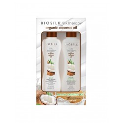 BIOSILK SILK THERAPY & ORGANIC COCONUT OIL KIT