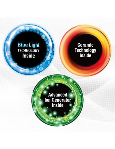 CHI 1875 Series Advanced Ionic Compact Hair Dryer Red