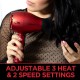 CHI 1875 Series Advanced Ionic Compact Hair Dryer Red